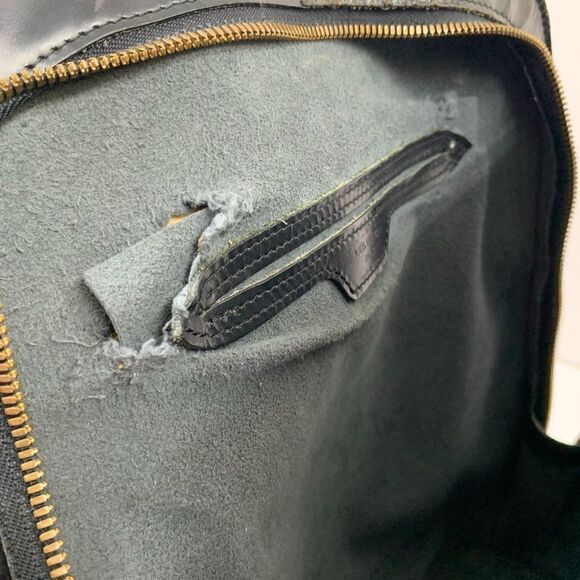 Authentic LOUIS VUITTON Epi Gobelin Backpack VI0966 Black - Picture 15 of 17